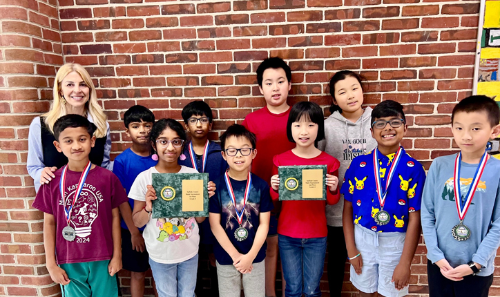 Fourth graders from Ms. Toner’s class at Nassakeag Elementary School showcased remarkable mathematical talent at the Suffolk County Virtual Math Tournament.